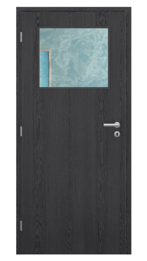 KLASIK / Klasik 1 / SOLO STRUKTUR - dub dark grey / Číre sklo