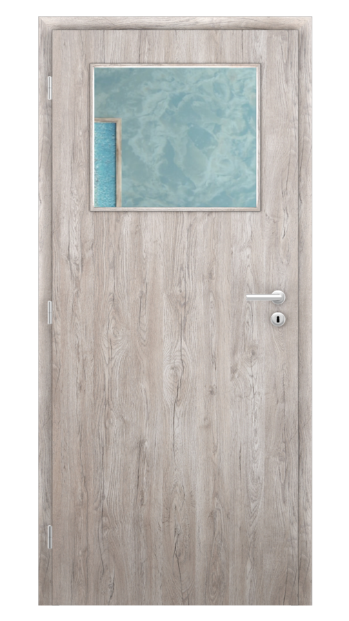 KLASIK / Klasik 1 / SOLO STRUKTUR - dub alpský / Číre sklo