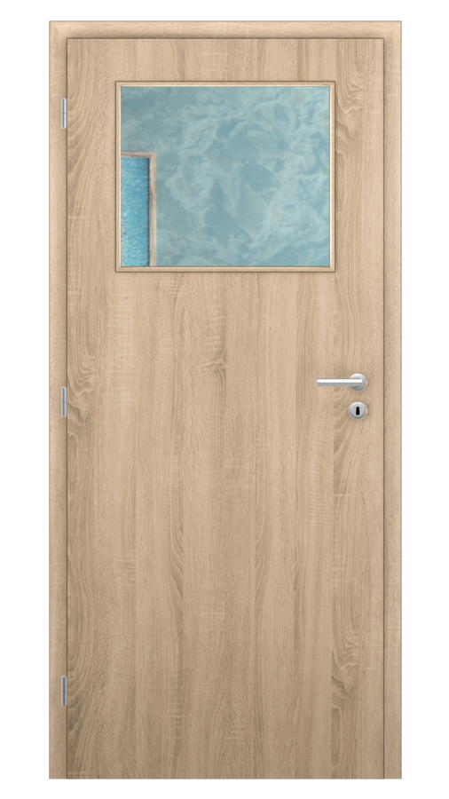 KLASIK / Klasik 1 / SOLO STRUKTUR - dub sonoma / Číre sklo