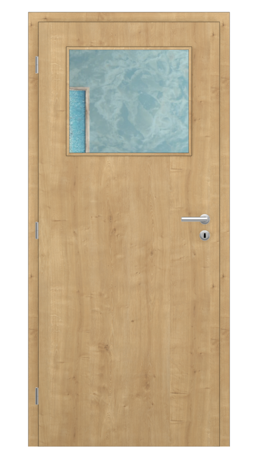 KLASIK / Klasik 1 / CPL SOLO 3D - dub prírodný / Číre sklo