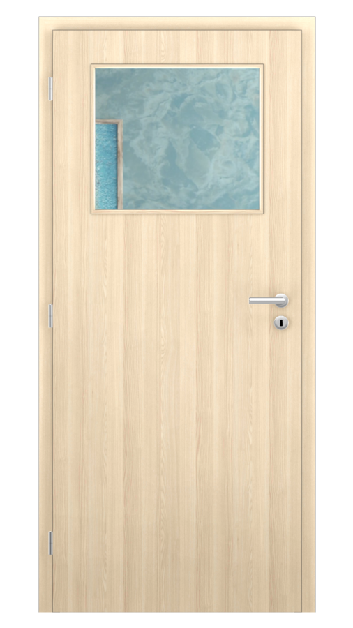 KLASIK / Klasik 1 / CPL SOLO 3D - dub bielený / Číre sklo