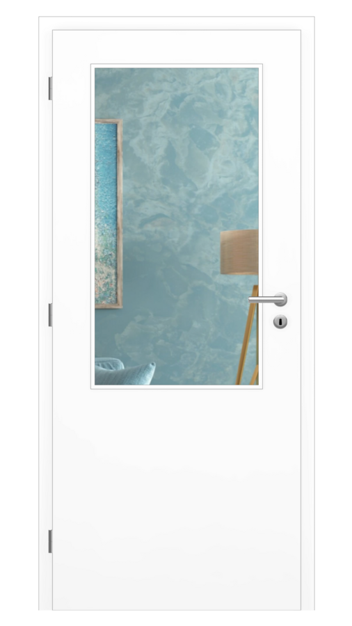 KLASIK / Klasik 2 / FÓLIA - folie biela / Číre sklo