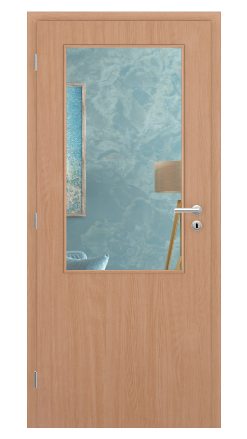 KLASIK / Klasik 2 / FÓLIA - buk / Číre sklo