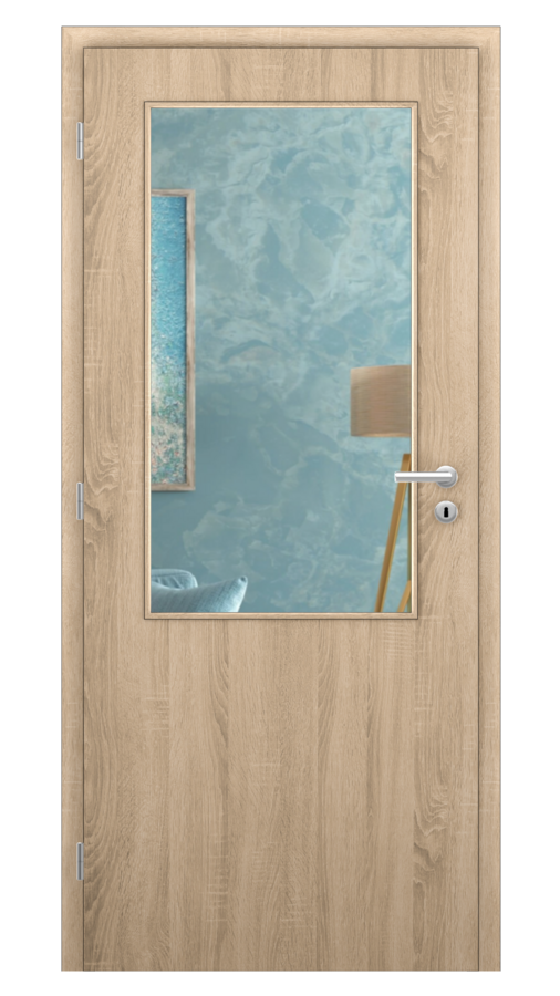 KLASIK / Klasik 2 / SOLO STRUKTUR - dub sonoma / Číre sklo