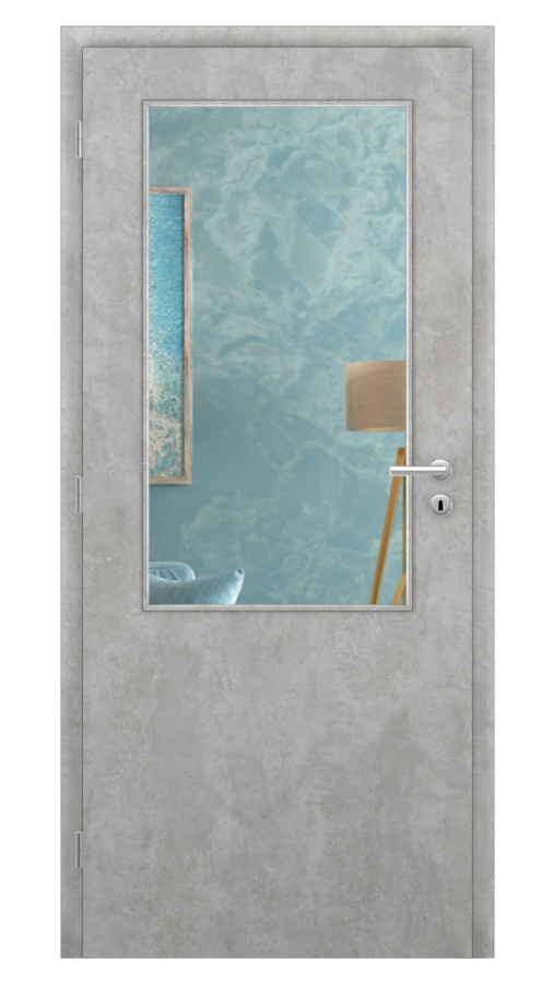 KLASIK / Klasik 2 / SOLO STRUKTUR - beton / Číre sklo