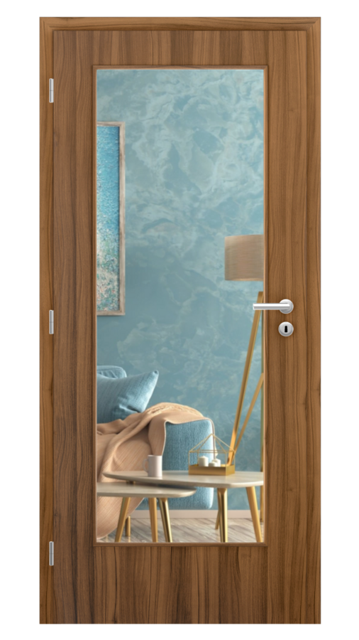 KLASIK / Klasik 3 / FÓLIA - orech / Číre sklo