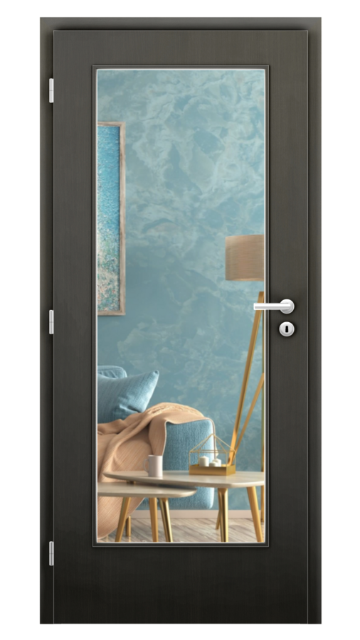 KLASIK / Klasik 3 / FÓLIA - wenge / Číre sklo