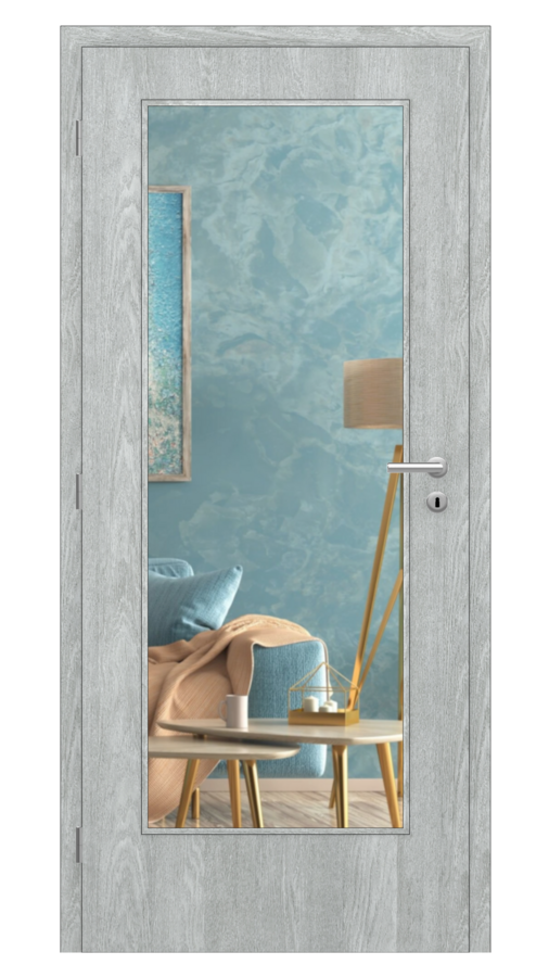 KLASIK / Klasik 3 / FÓLIA - earl grey / Číre sklo