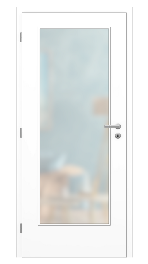 KLASIK / Klasik 3 / HPL 0,8 mm - biela premium / Činčila, číra