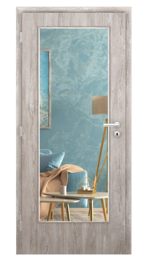 KLASIK / Klasik 3 / SOLO STRUKTUR - dub alpský / Číre sklo