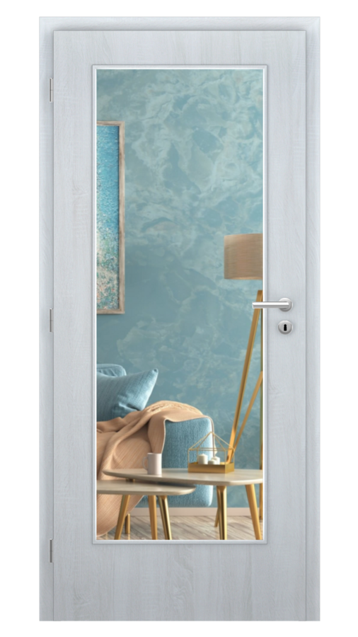 KLASIK / Klasik 3 / SOLO STRUKTUR - andorra white  / Číre sklo