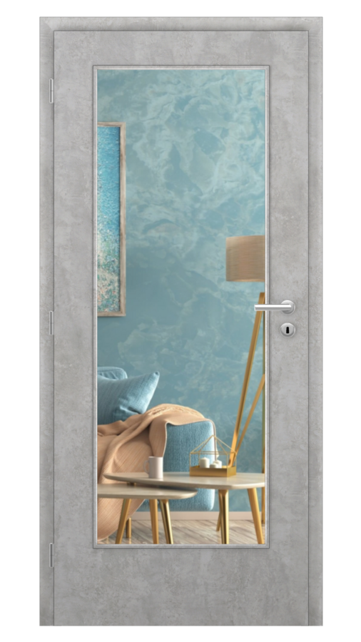 KLASIK / Klasik 3 / SOLO STRUKTUR - beton / Číre sklo