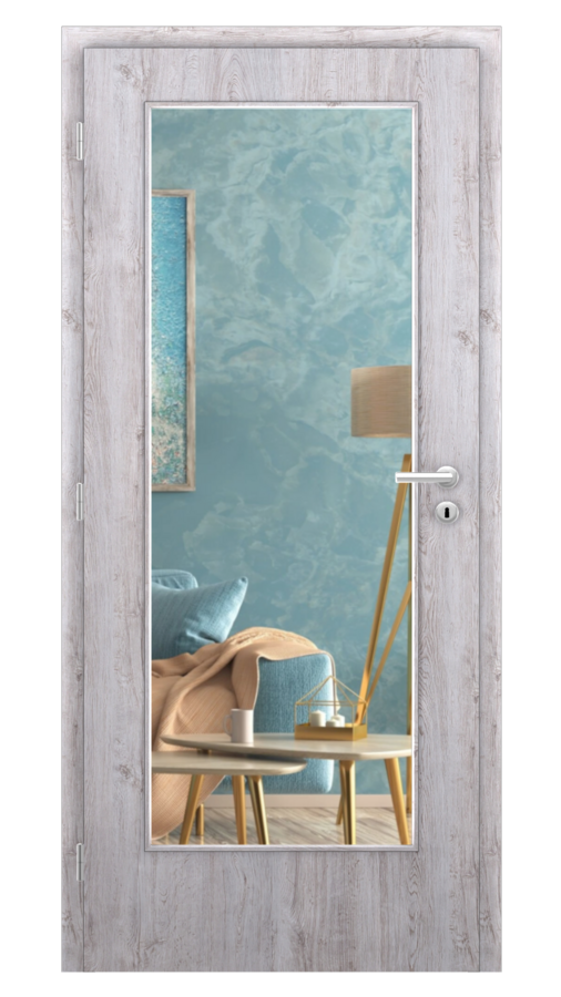 KLASIK / Klasik 3 / SOLO STRUKTUR - dub western / Číre sklo