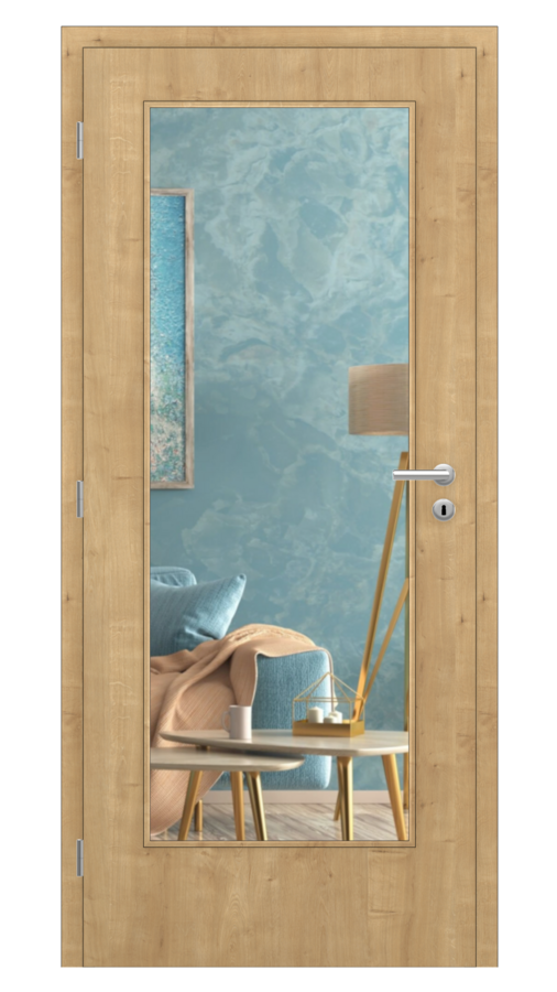 KLASIK / Klasik 3 / CPL SOLO 3D - dub prírodný / Číre sklo