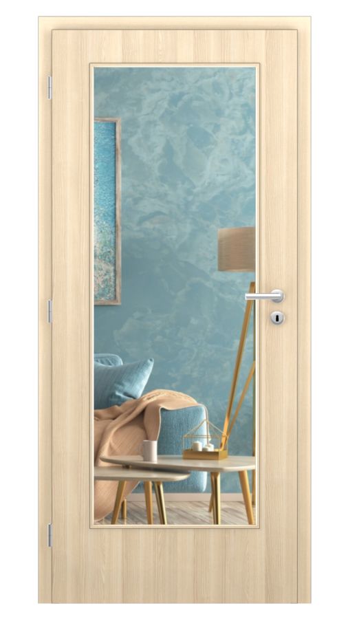 KLASIK / Klasik 3 / CPL SOLO 3D - dub bielený / Číre sklo