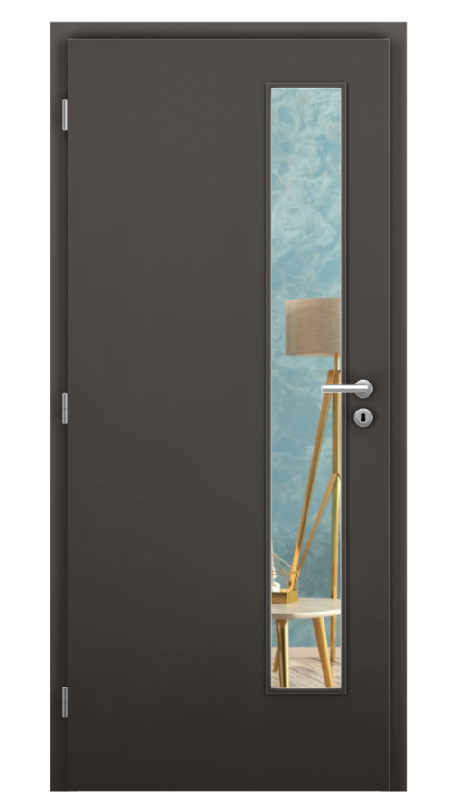 KLASIK / Klasik 5 / CPL - antracit / Číre sklo