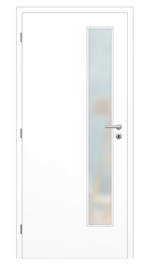 KLASIK / Klasik 5 / HPL 0,8 mm - biela premium / Činčila, číra