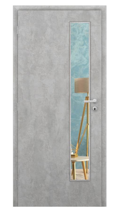 KLASIK / Klasik 5 / SOLO STRUKTUR - beton / Číre sklo