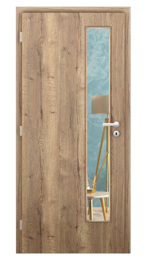 KLASIK / Klasik 5 / CPL SOLO 3D - dub halifax / Číre sklo