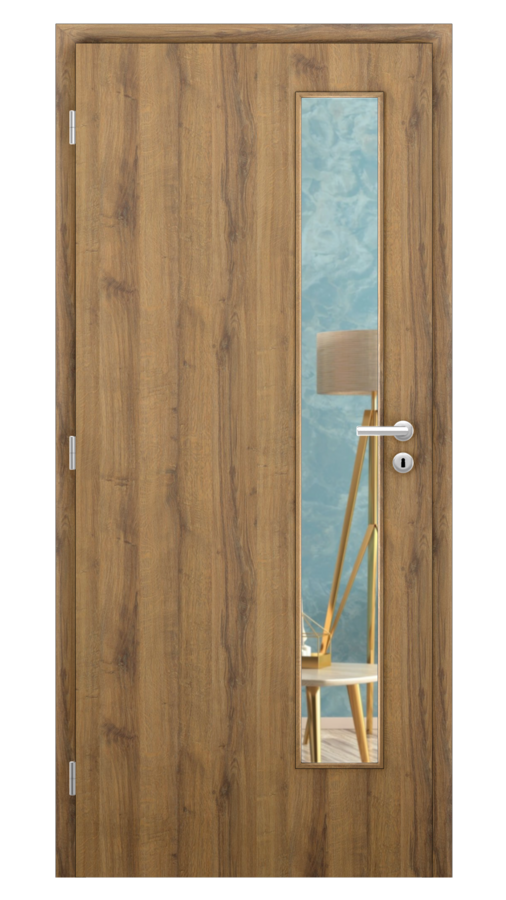 KLASIK / Klasik 5 / CPL SOLO 3D - dub sherman / Číre sklo