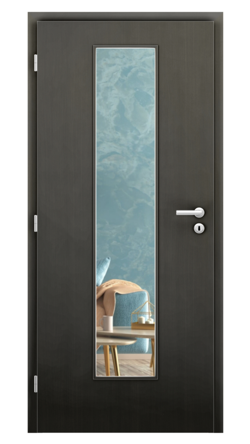 KLASIK / Klasik 7 / FÓLIA - wenge / Číre sklo