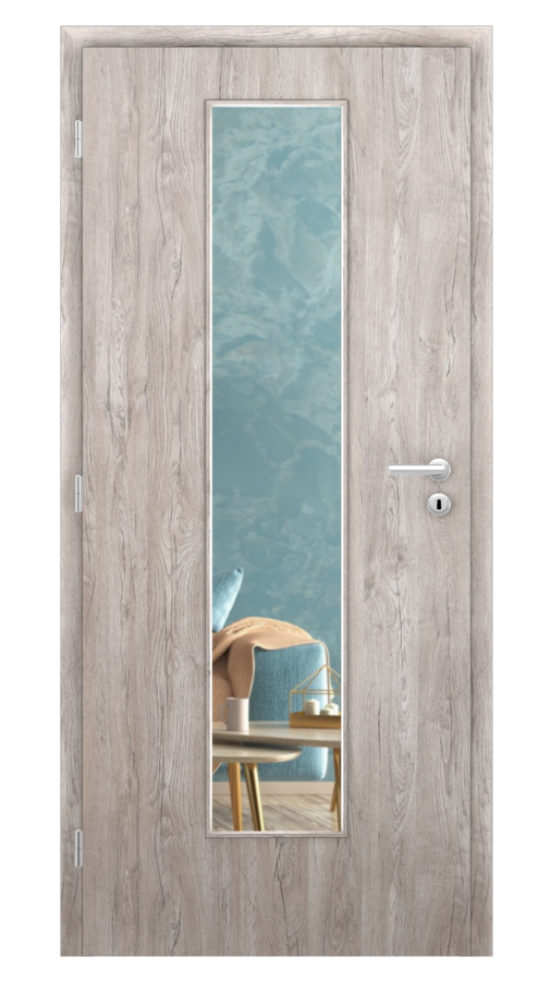 KLASIK / Klasik 7 / SOLO STRUKTUR - dub alpský / Číre sklo