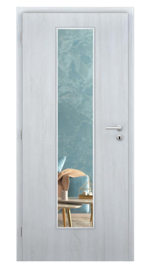 KLASIK / Klasik 7 / SOLO STRUKTUR - andorra white  / Číre sklo