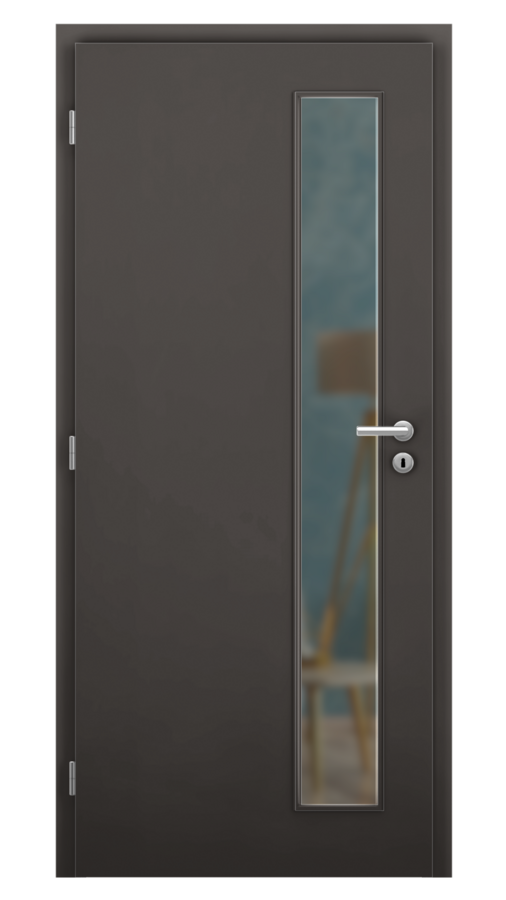 KLASIK / Klasik 9 / CPL - antracit / Planibel sivá