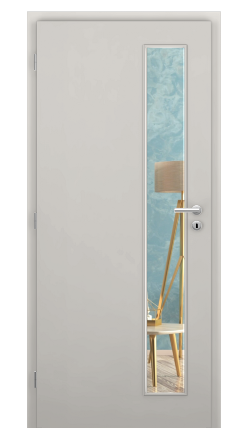 KLASIK / Klasik 9 / HPL 0,8 mm - sivá / Connex, číry