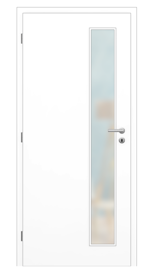 KLASIK / Klasik 9 / HPL 0,8 mm - biela premium / Činčila, číra