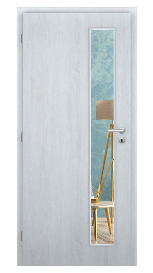 KLASIK / Klasik 9 / SOLO STRUKTUR - andorra white  / Číre sklo