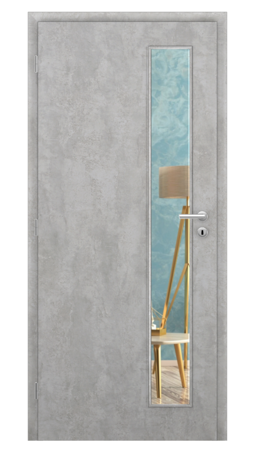 KLASIK / Klasik 9 / SOLO STRUKTUR - beton / Číre sklo