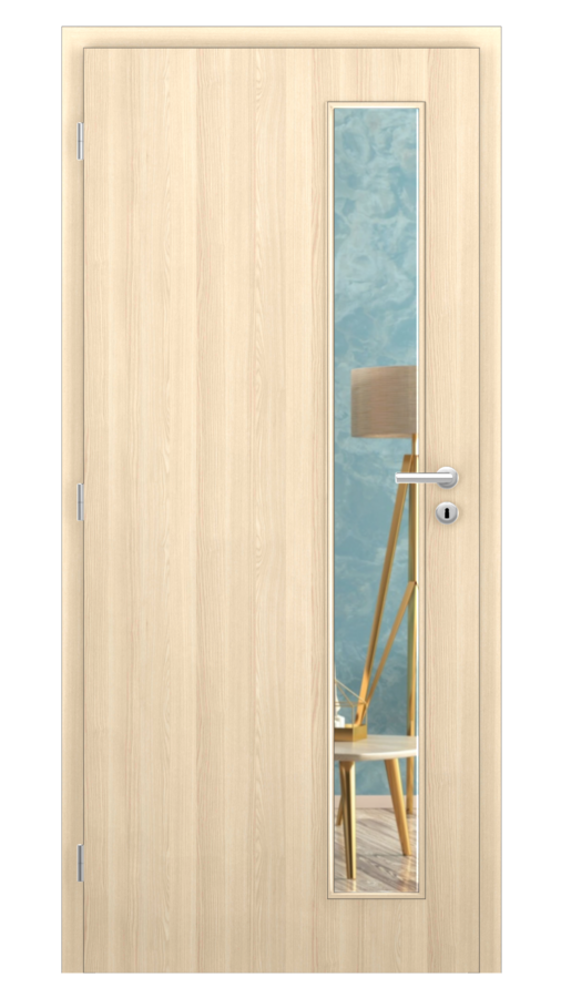 KLASIK / Klasik 9 / CPL SOLO 3D - dub bielený / Číre sklo