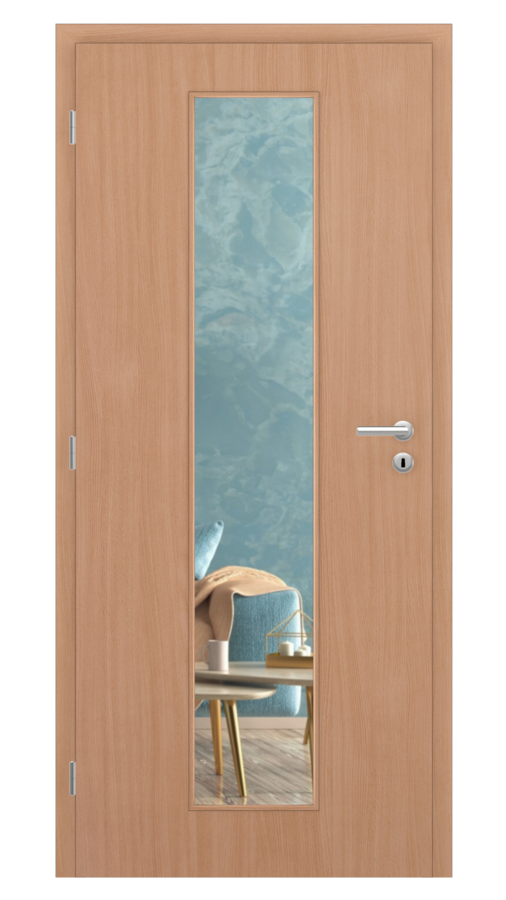 KLASIK / Klasik 11 / FÓLIA - buk / Číre sklo