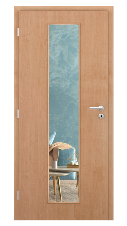 KLASIK / Klasik 11 / FÓLIA - jelša / Číre sklo