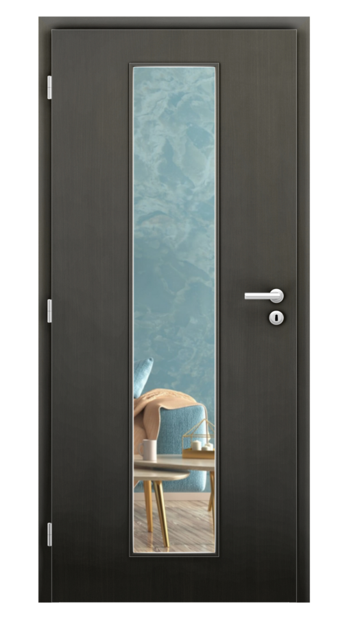 KLASIK / Klasik 11 / FÓLIA - wenge / Číre sklo