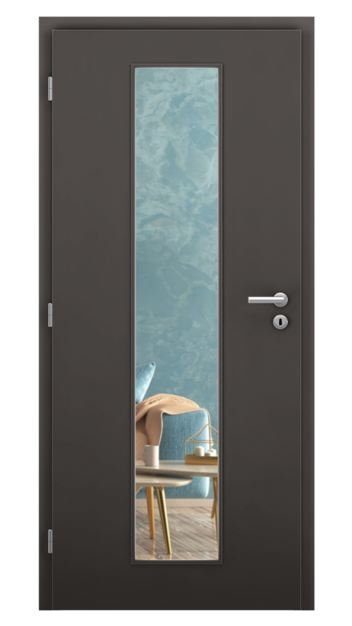 KLASIK / Klasik 11 / CPL - antracit / Číre sklo