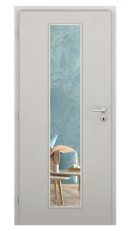 KLASIK / Klasik 11 / HPL 0,8 mm - sivá / Connex, číry