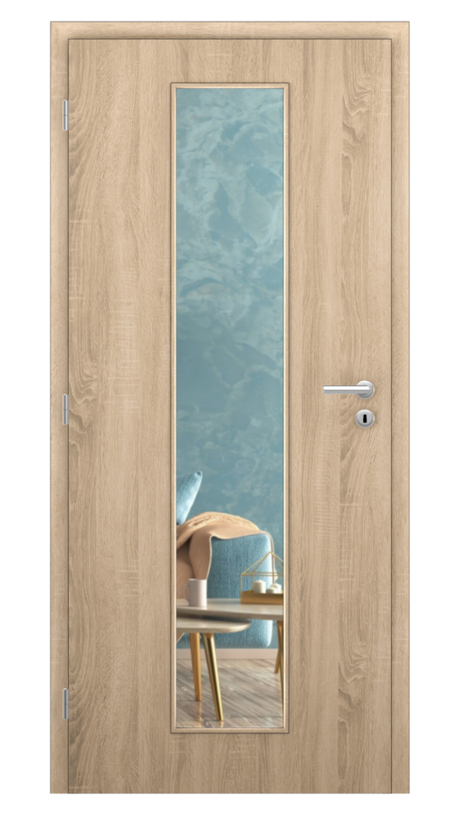 KLASIK / Klasik 11 / SOLO STRUKTUR - dub sonoma / Číre sklo