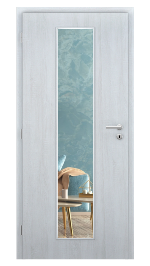 KLASIK / Klasik 11 / SOLO STRUKTUR - andorra white  / Číre sklo