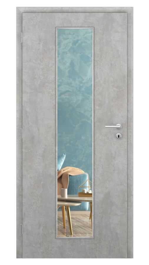 KLASIK / Klasik 11 / SOLO STRUKTUR - beton / Číre sklo