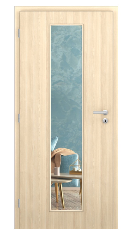 KLASIK / Klasik 11 / CPL SOLO 3D - dub bielený / Číre sklo