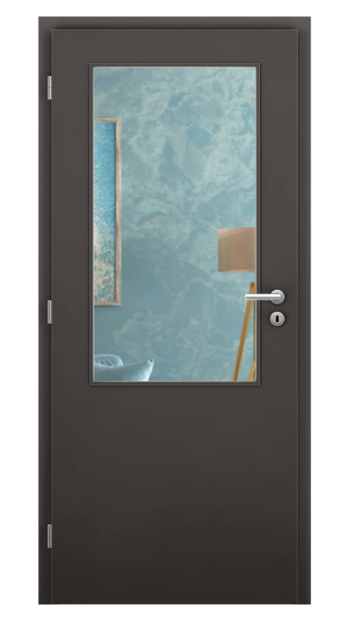 DPO - Požiarne odolné / DPOC S2 - požiárné presklené 2/3 / CPL - antracit / Float čírý protipožiarny