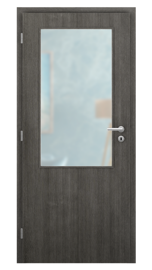 DPO - Požiarne odolné / DPOC S2 - požiárné presklené 2/3 / SOLO MATRIX - trento / Satinato pieskované protipožiarne