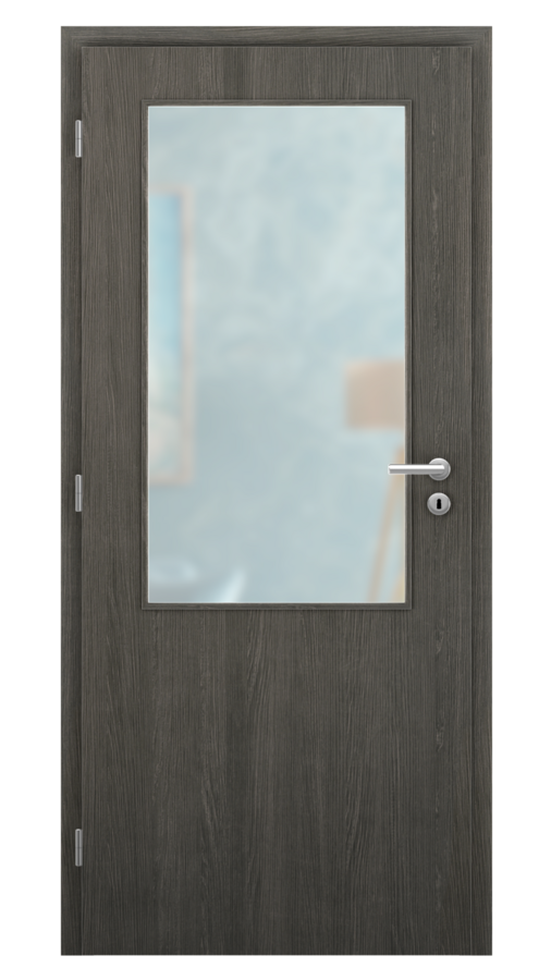 DPO - Požiarne odolné / DPOC S2 - požiárné presklené 2/3 / SOLO MATRIX - rimini / Satinato pieskované protipožiarne