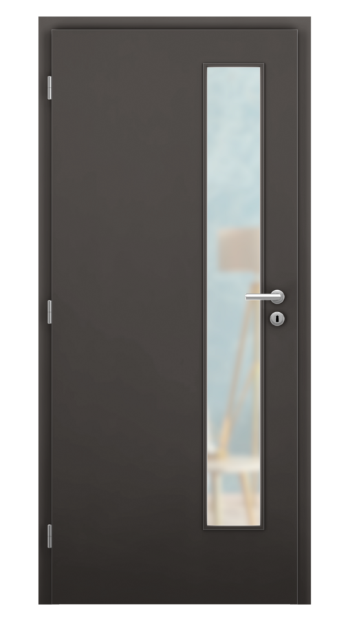 DPO - Požiarne odolné / DPOC S5 - požiárné presklené / CPL - antracit / Satinato pieskované protipožiarne