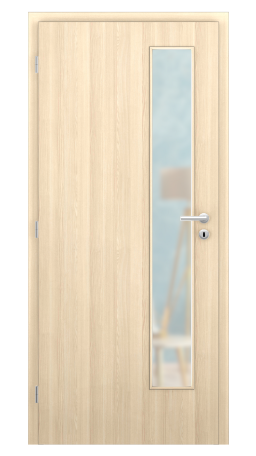 DPO - Požiarne odolné / DPOC S5 - požiárné presklené  / CPL SOLO 3D - dub bielený / Satinato pieskované protipožiarne