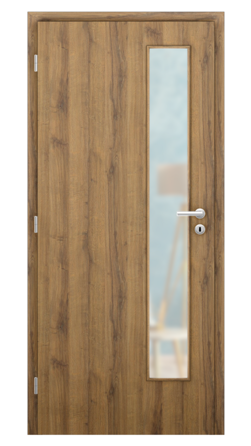 DPO - Požiarne odolné / DPOC S5 - požiárné presklené / CPL SOLO 3D - dub sherman / Satinato pieskované protipožiarne