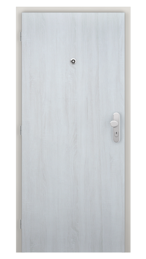 DPO - Požiarne odolné / DPOB-požiarno odolné dvere v obložkovej zárubni / SOLO STRUKTUR - andorra white 