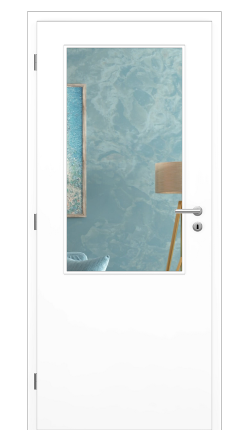 DPO - Požiarne odolné / DPOB S2 - požiarnoodolné presklené dvere / CPL - biela prémium / Float čírý protipožiarny